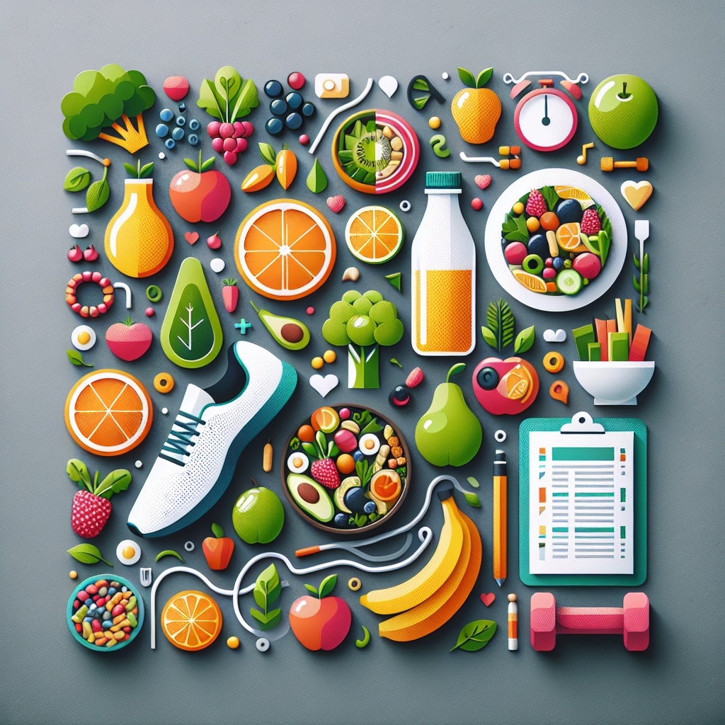 Desain Poster Makanan Sehat untuk Gaya Hidup Aktif